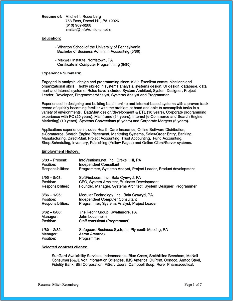 Entry Level Sql Certificate Resume Sample