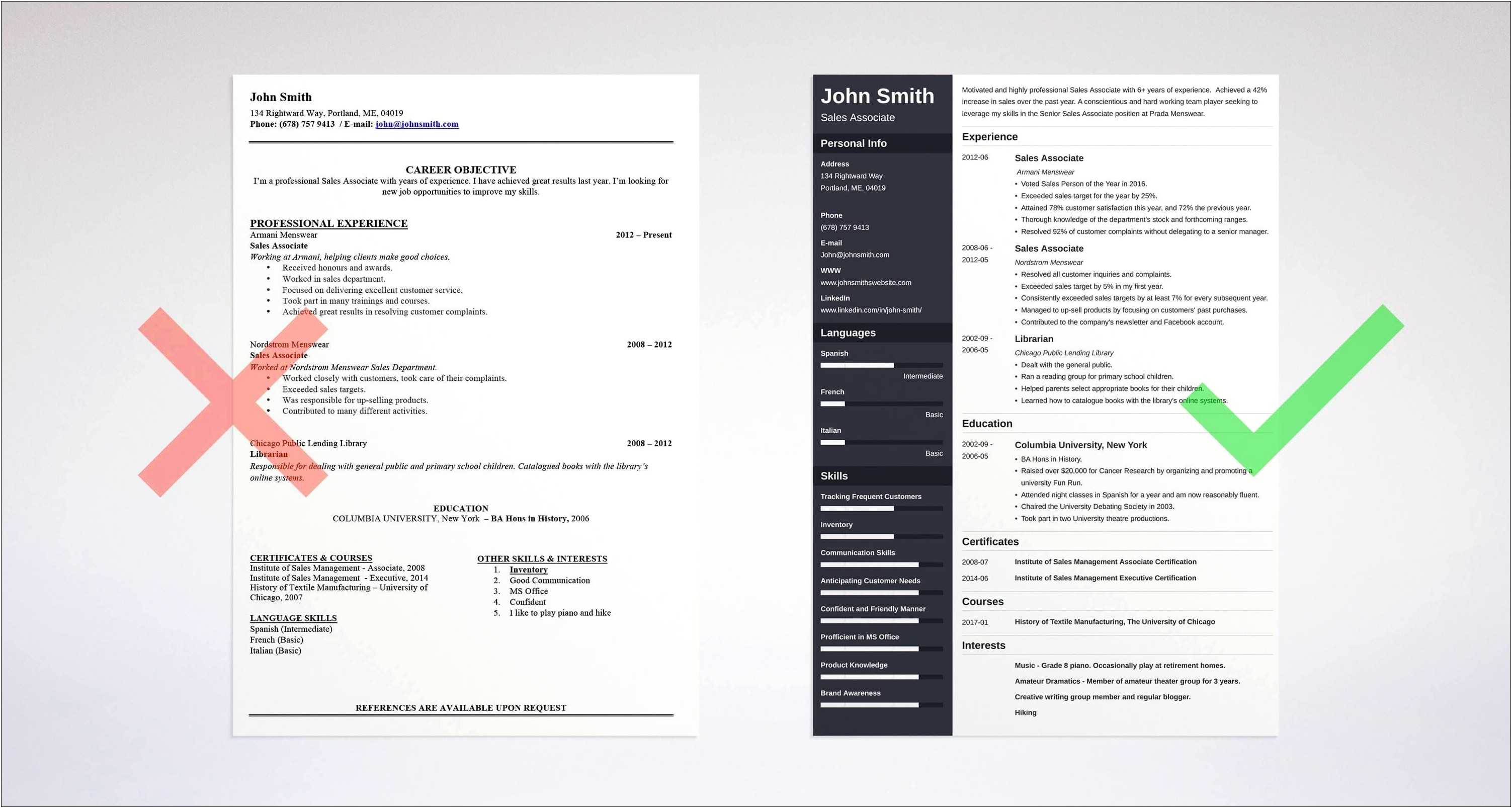 Example Intro Blurbs For A Resume