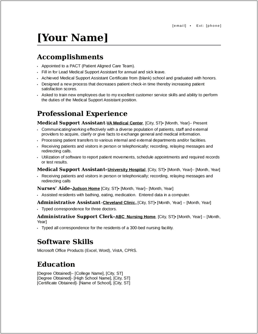 Example Objective For Resume For Students