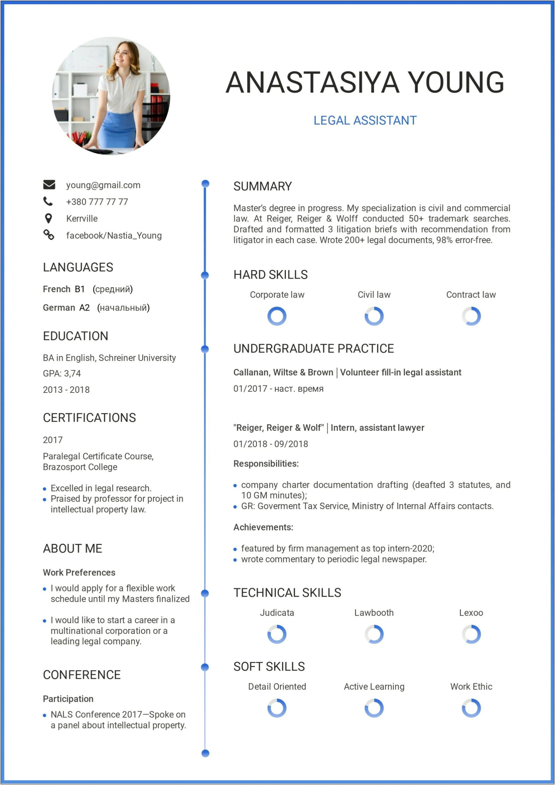 Example Of A Good Resume Without Work Experience