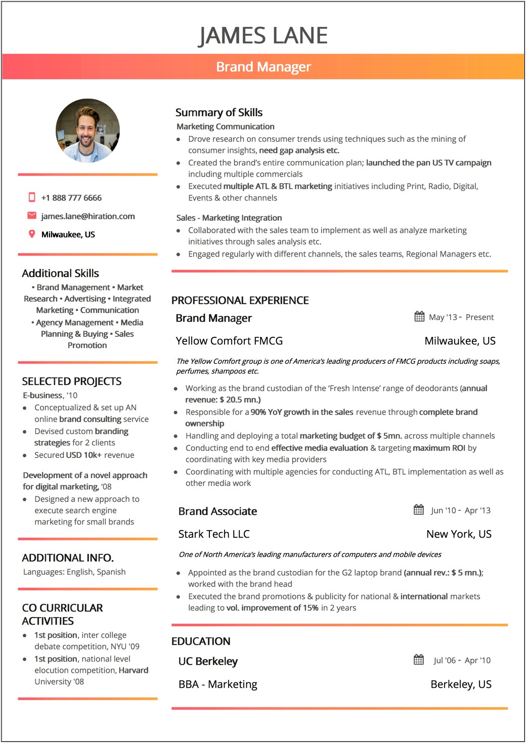 Example Of Functional Resume For Career Change