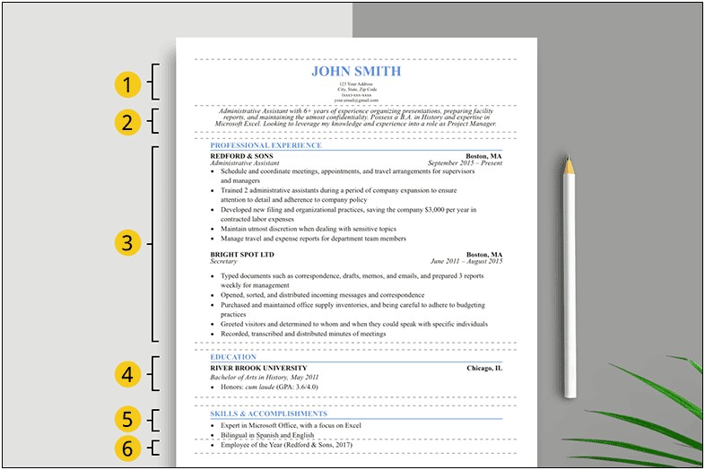 Example Of Resume To Apply Job 2017