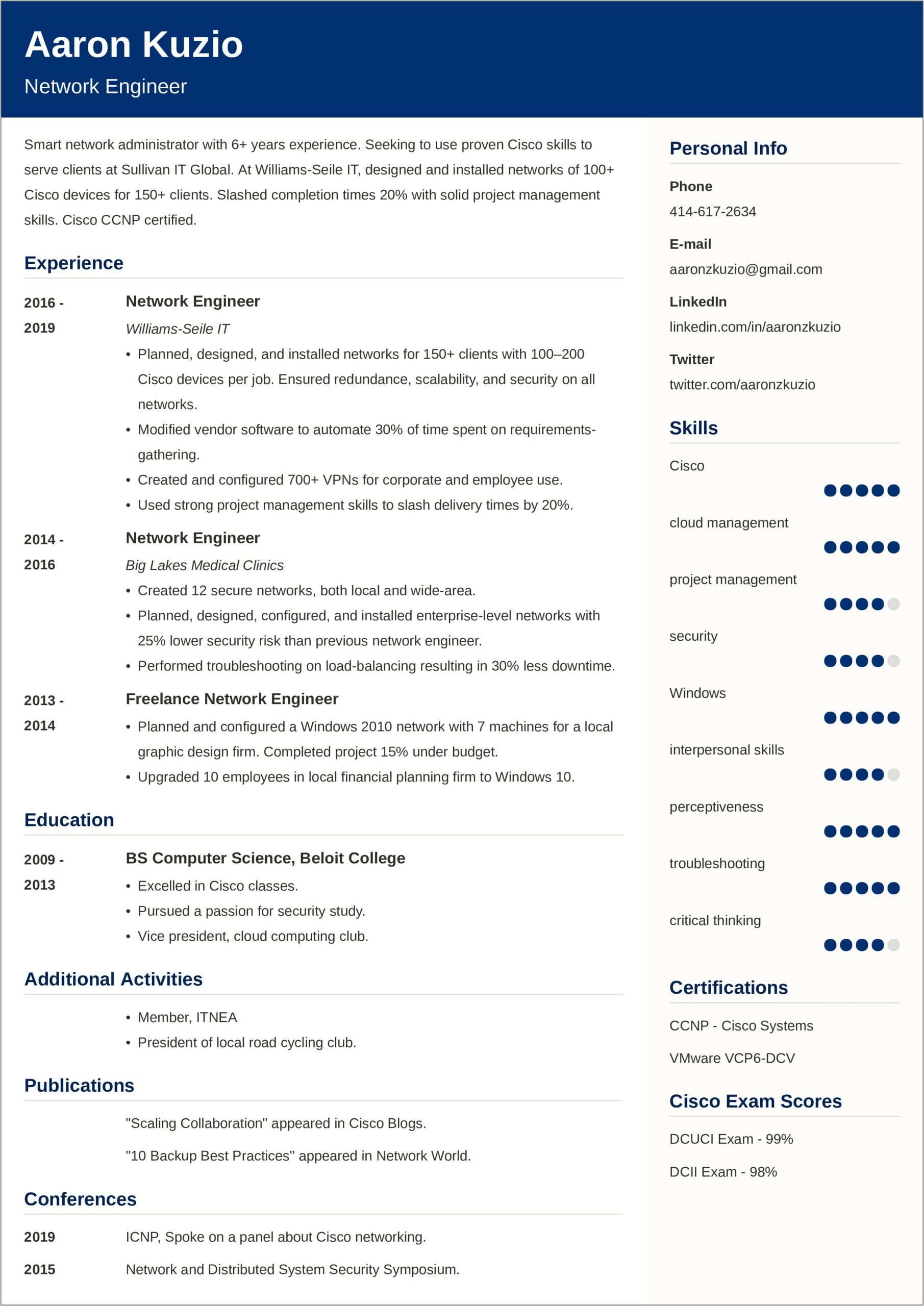 Examples Of Good Skills For A Resume