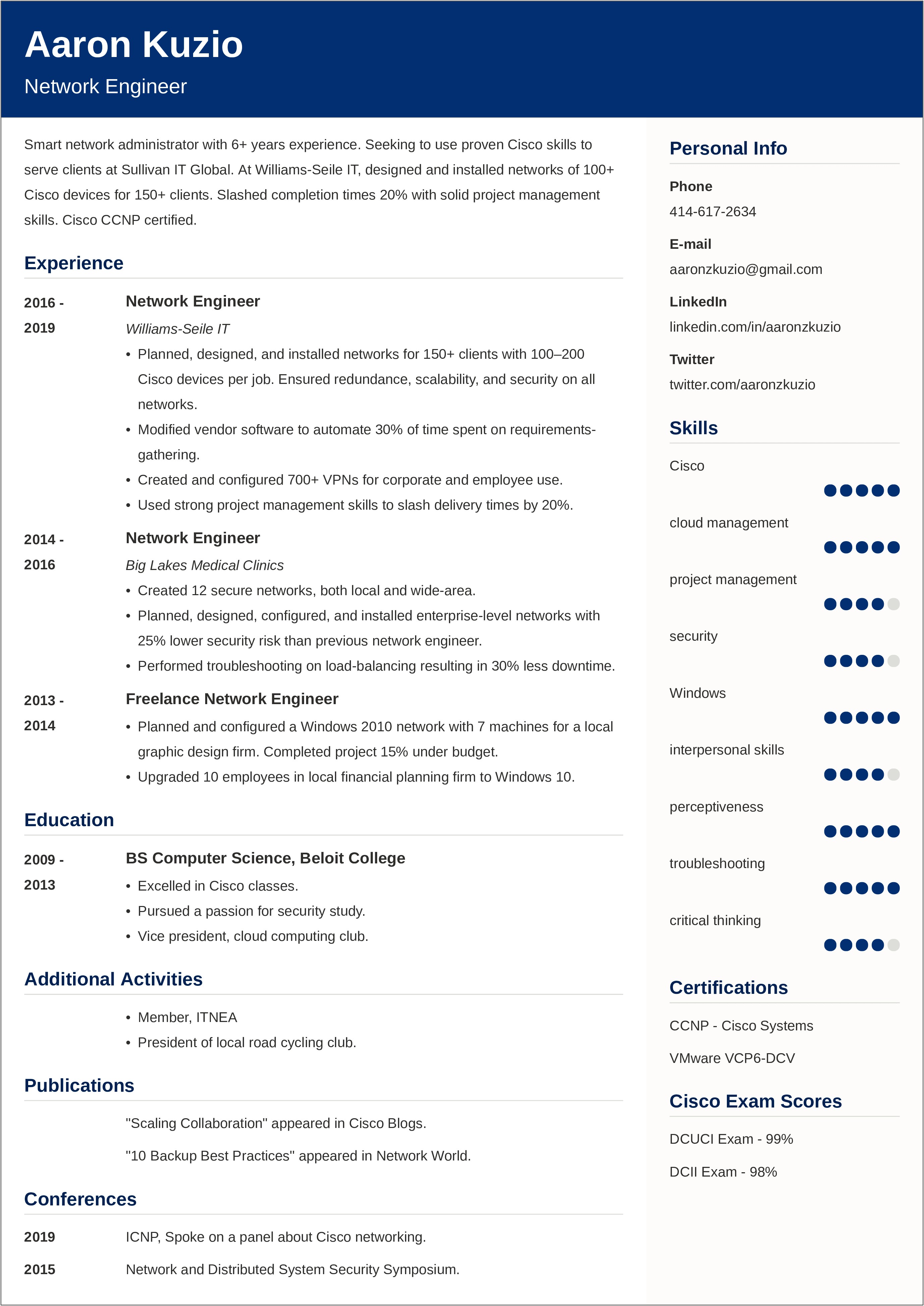 Examples Of Good Skills For A Resume