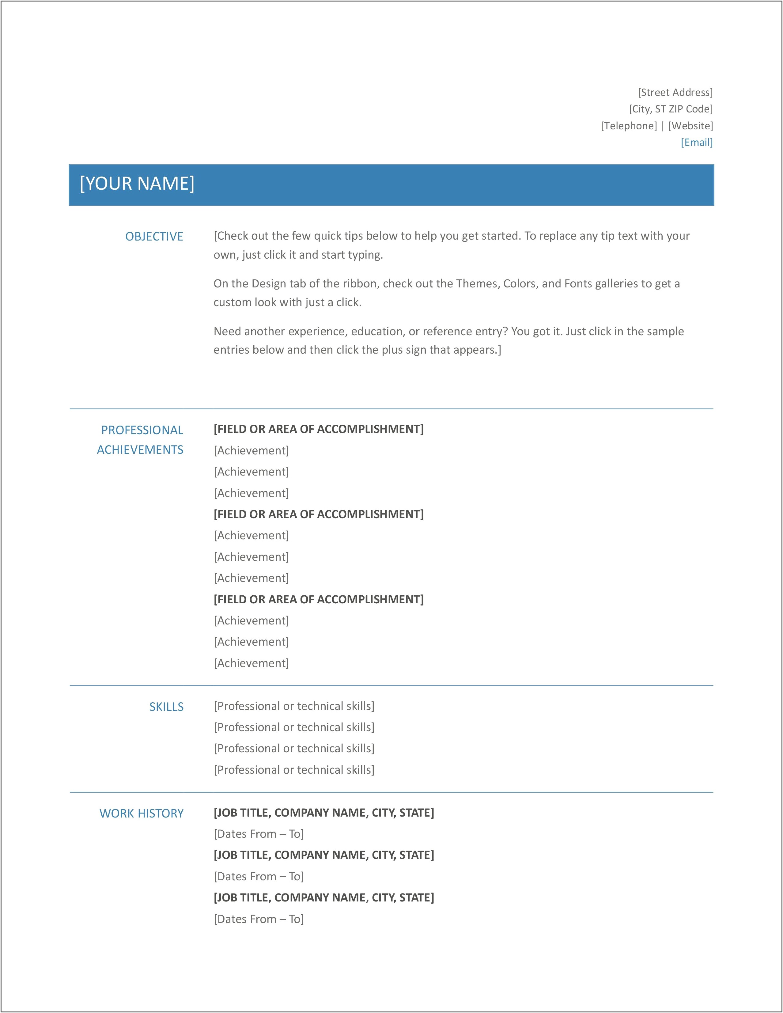 Examples Of Micro Softskills In Resume