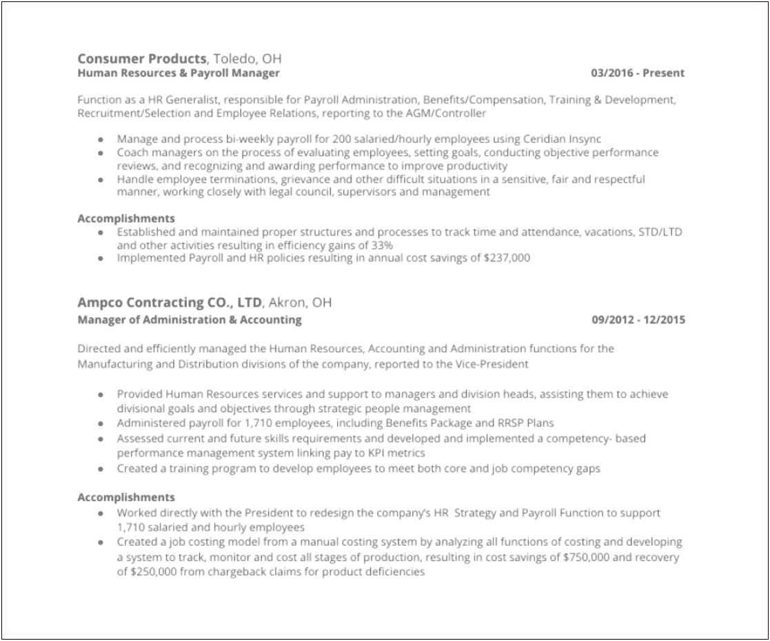 Examples Of Objective To Be Written In Resume