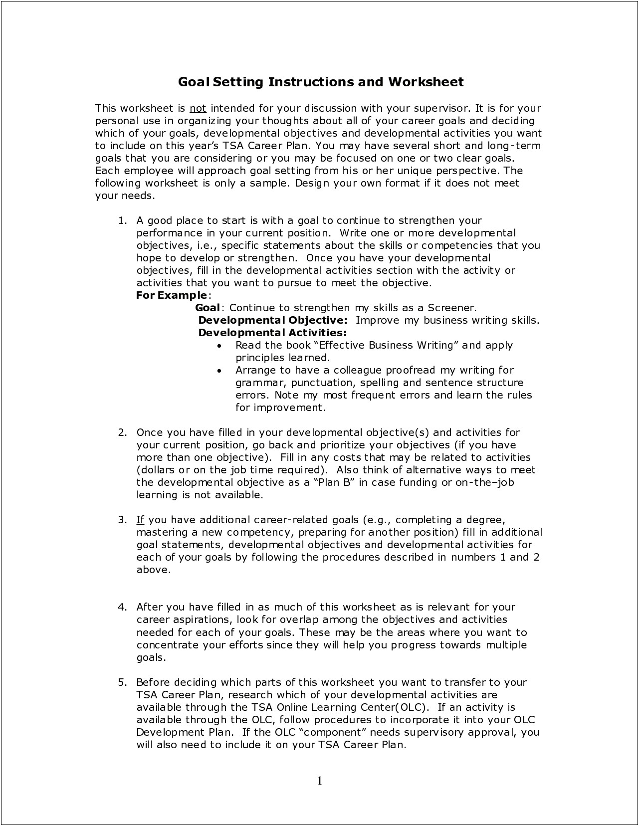 Examples Of Objectives Statements On A Resume