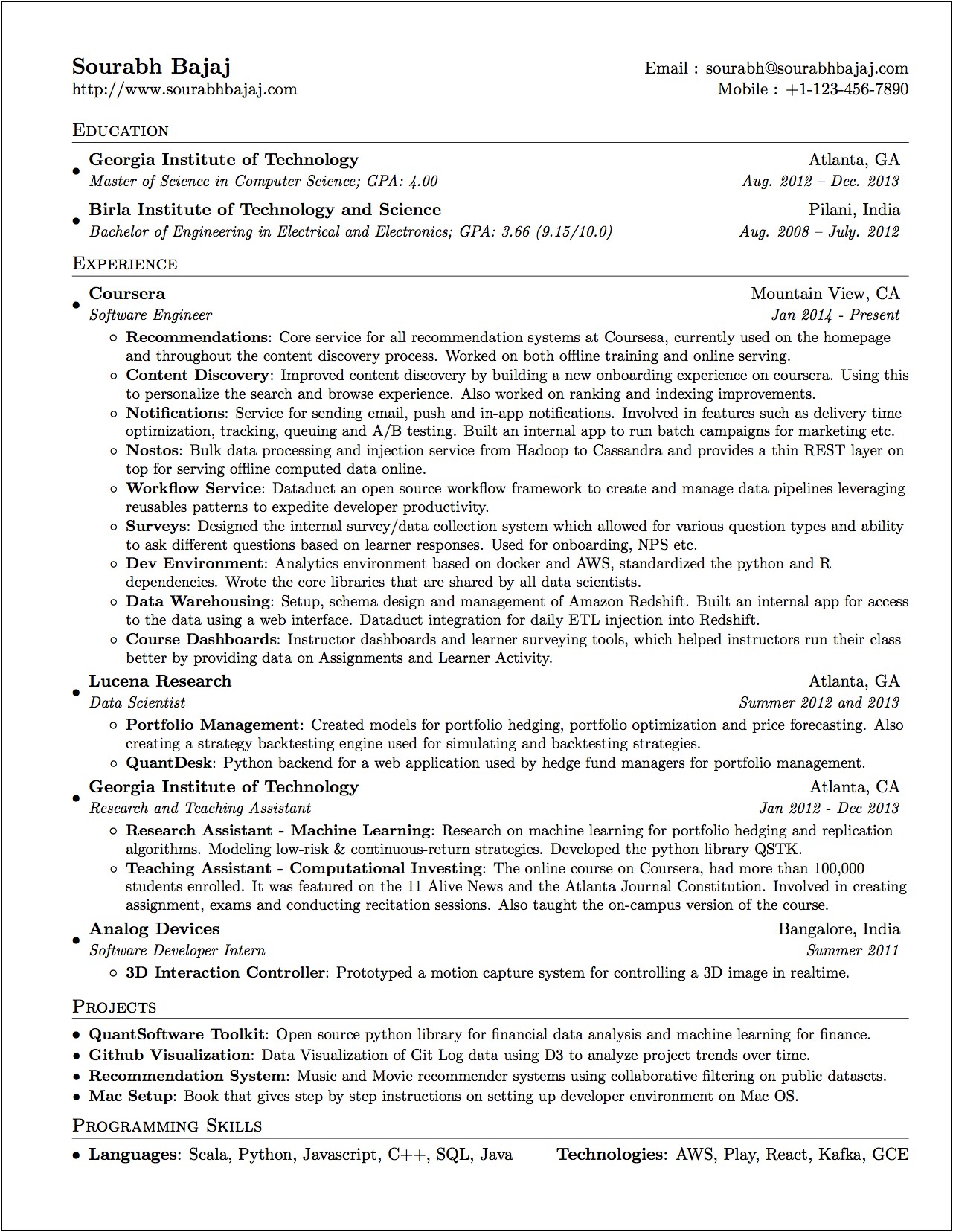 Examples Of Resume To File In