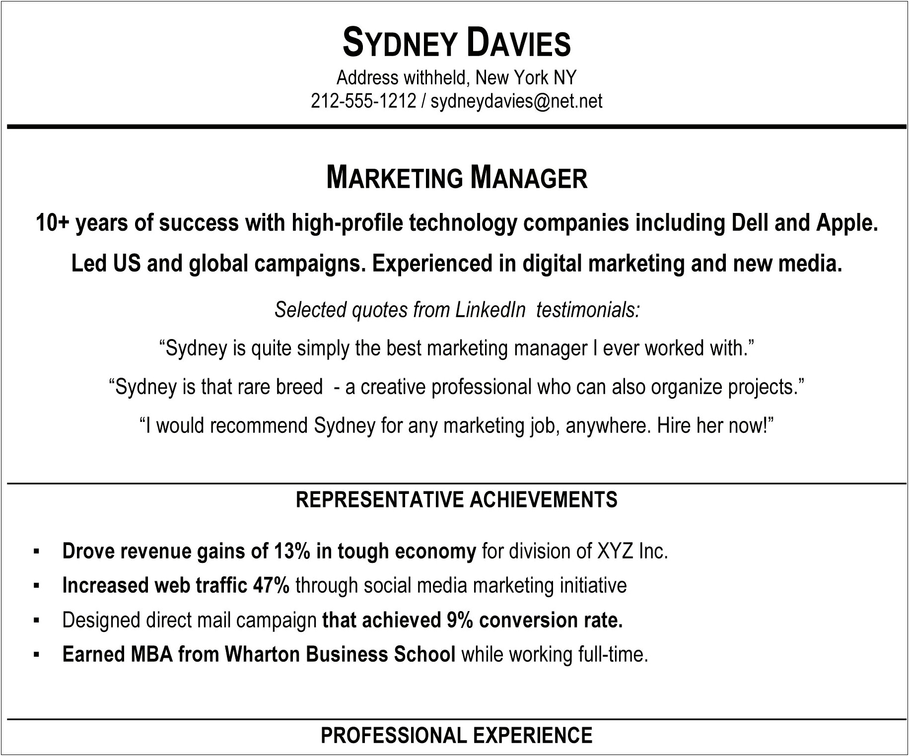 Examples Of Skills Summary On Resume