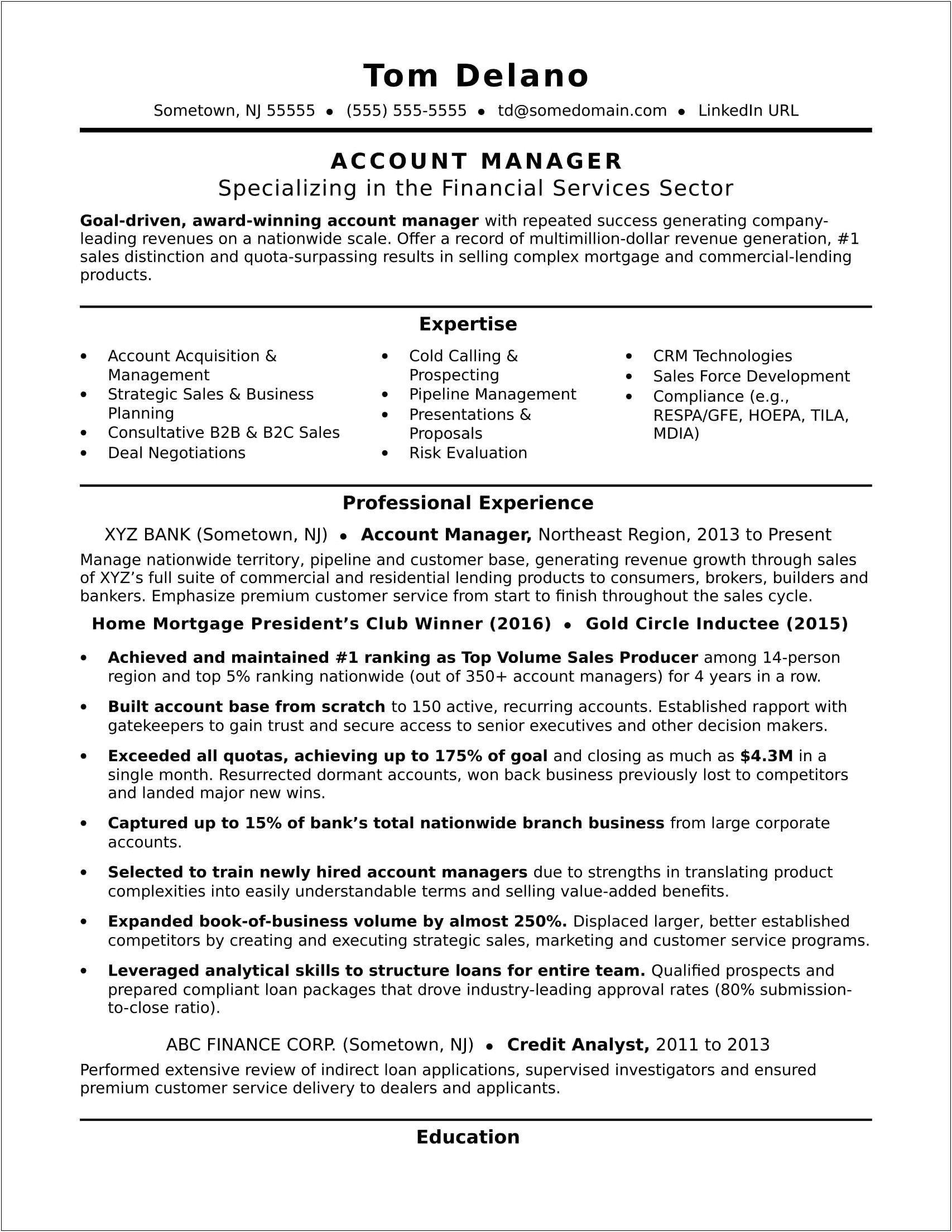 Examples Of Value Added To Resume