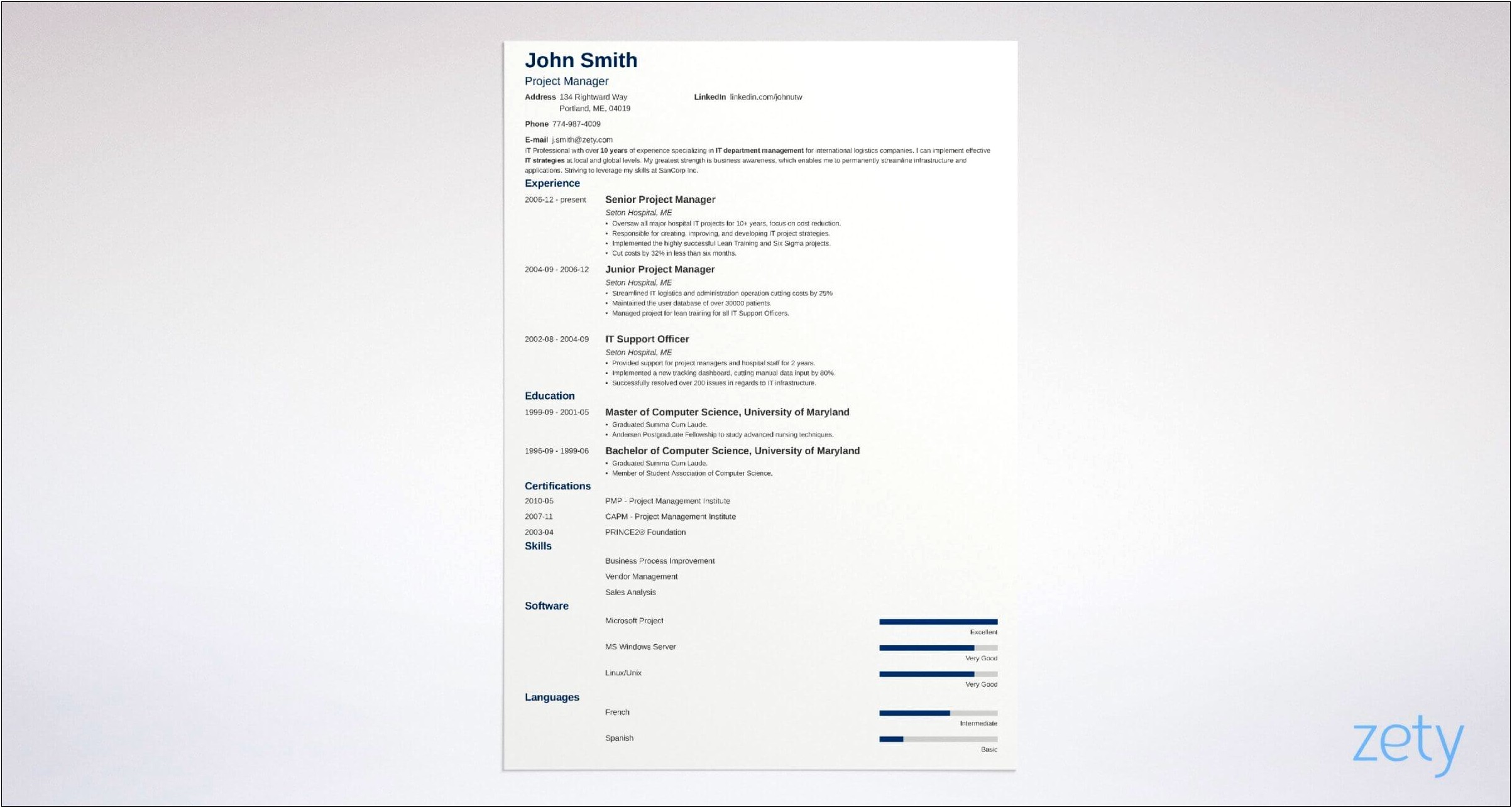 Eye Catching Objective Summary On A Resume