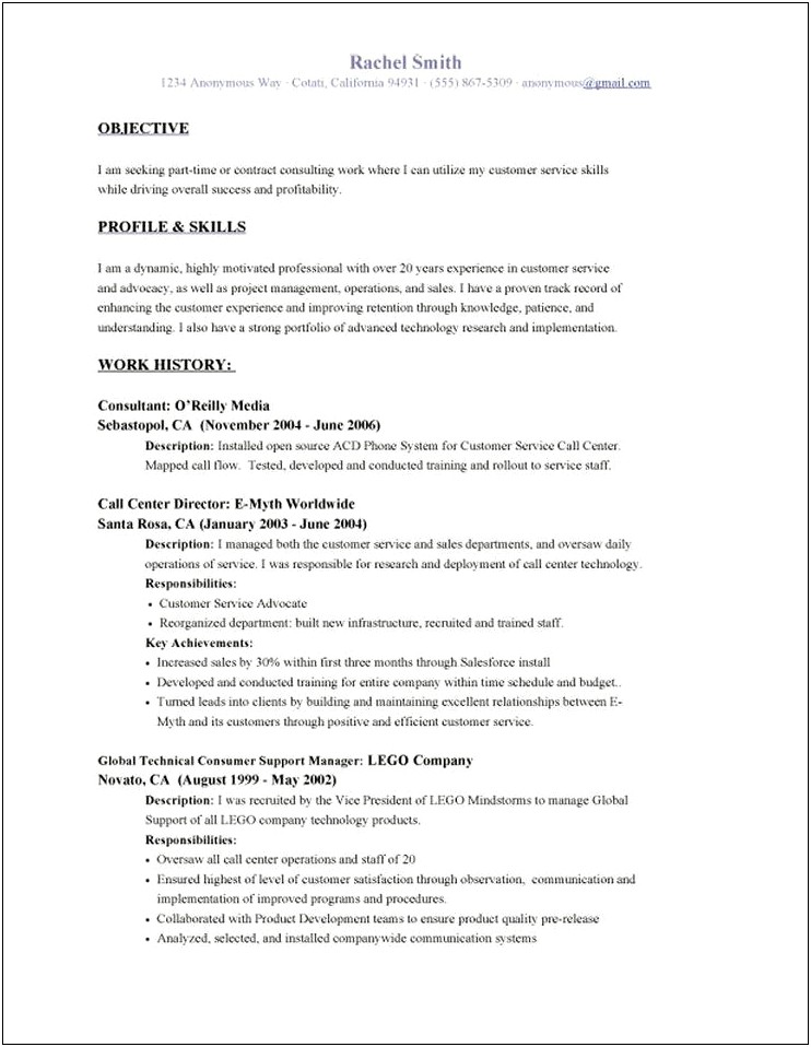 Floor Staff Career Objective On Resume