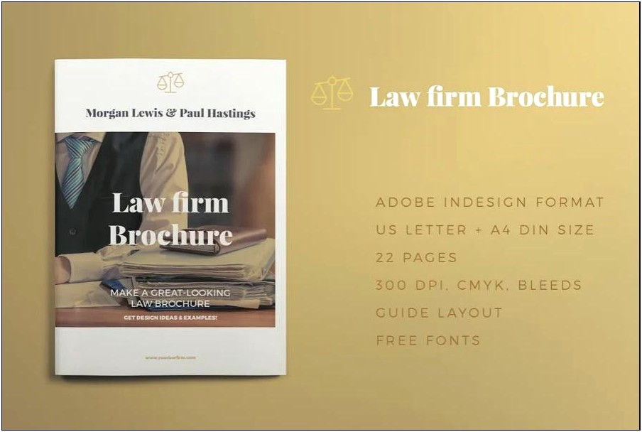 Free Brochure Templates Resume Legal Industry