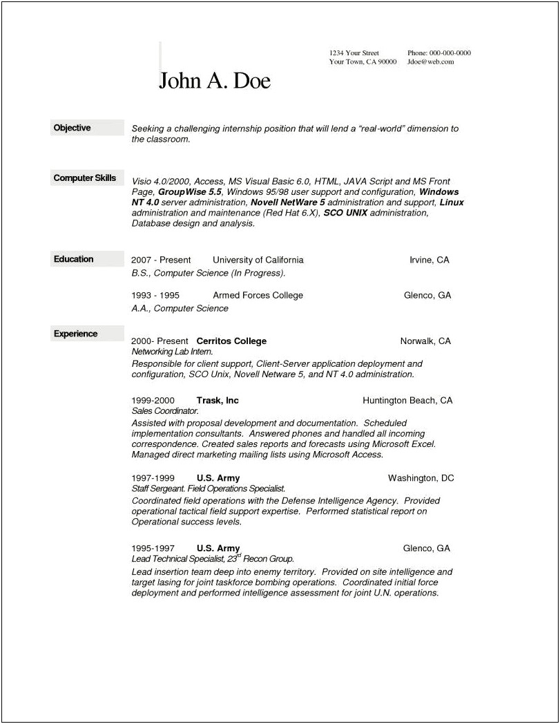 Free Creative Professional Resume Template Reddit