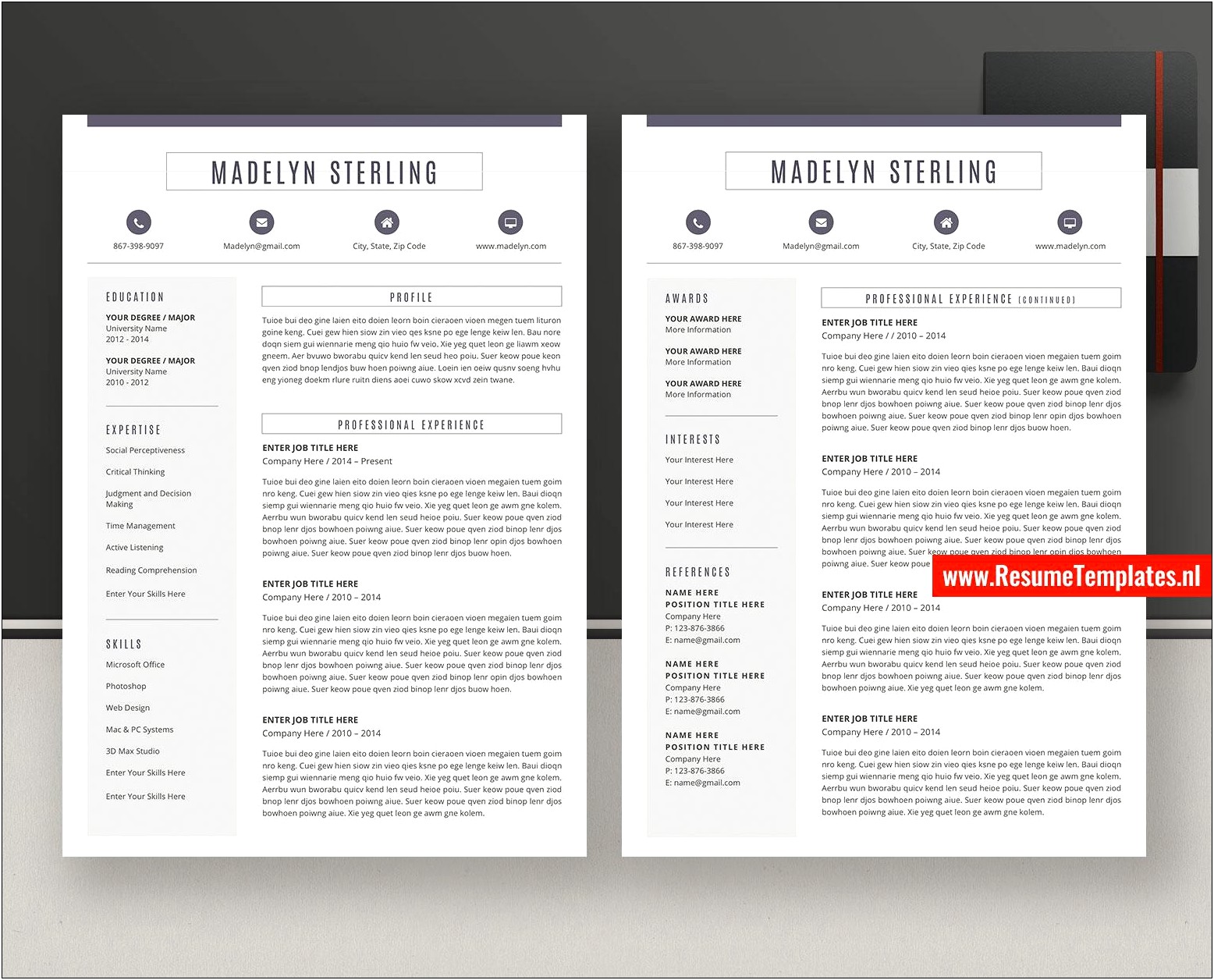 Free Creative Resume Templates Download For Microsoft Word