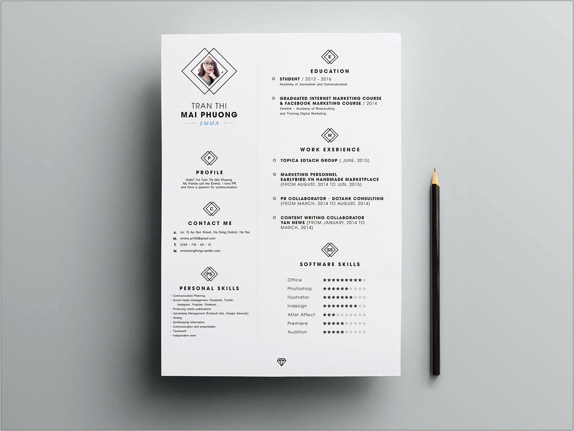 Free Creative Resume Templates To Download