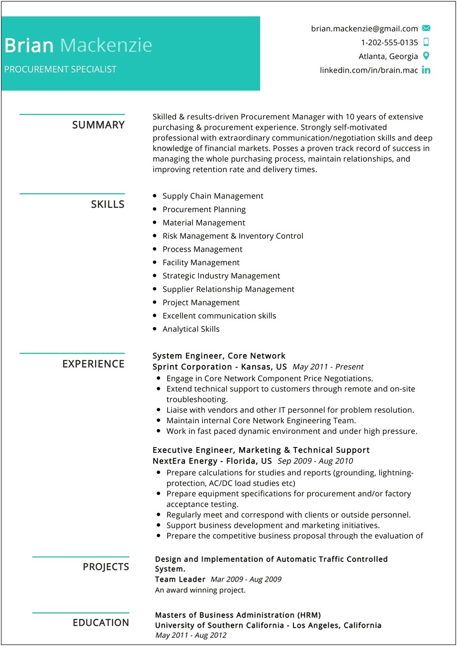 Free Download Resume For Purchase Officer