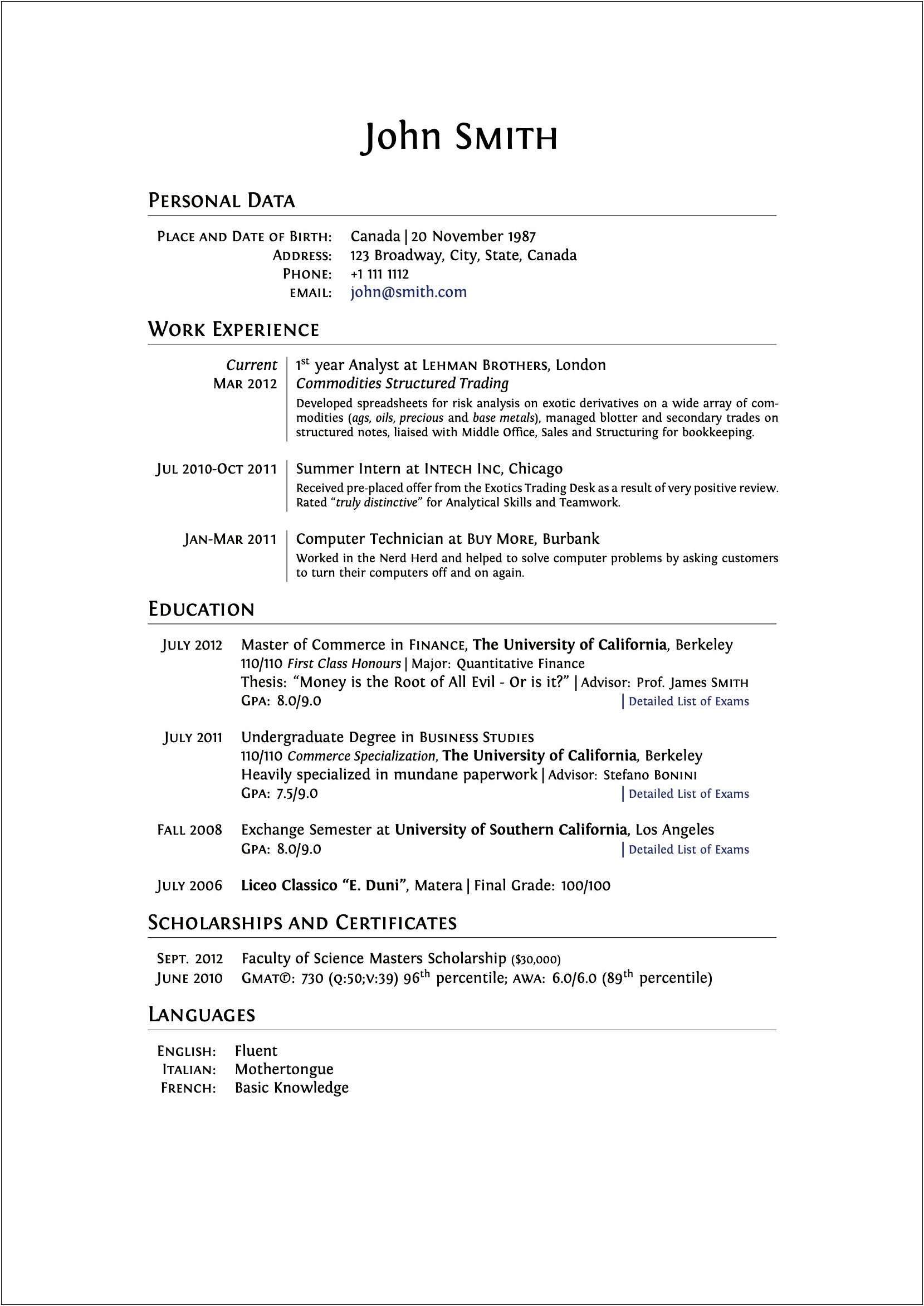 Free Downloadable School Principal Resume Template