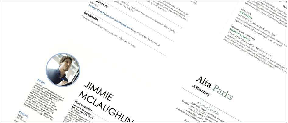 Free Eye Catching Resume Templates Microsoft Word