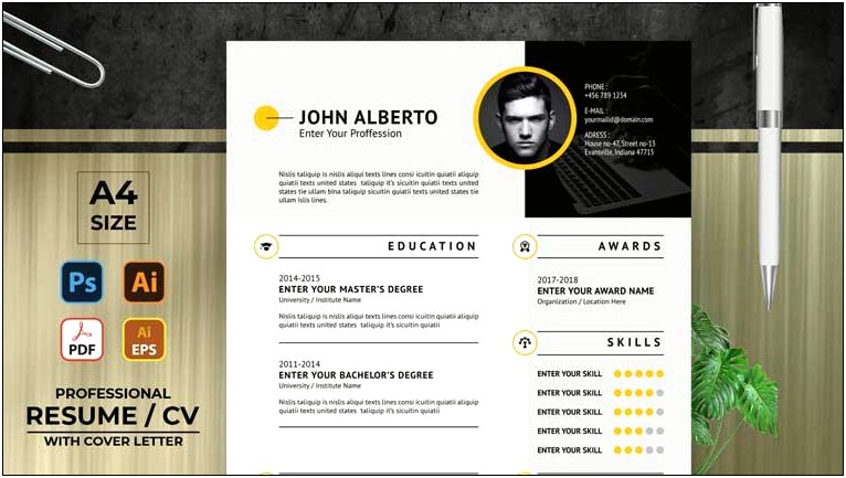 Free Microsoft Essentials Resume Template Download For Windows