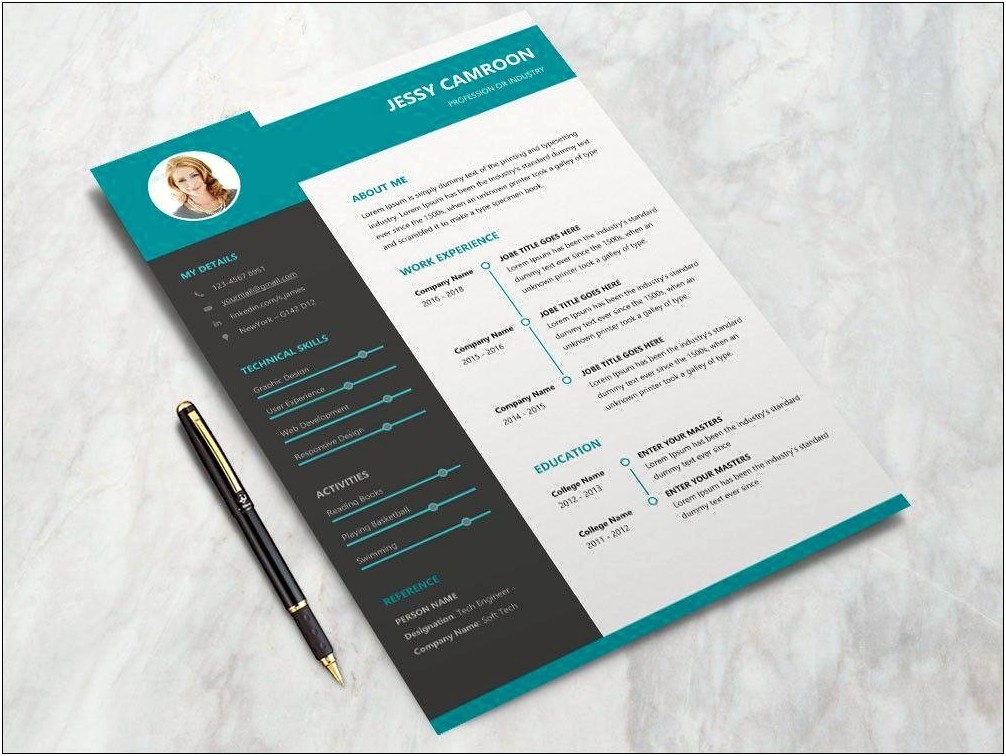 Free Microsoft Word Resume Templates 2015