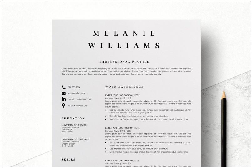 Free Ministry Resume Templates For Word