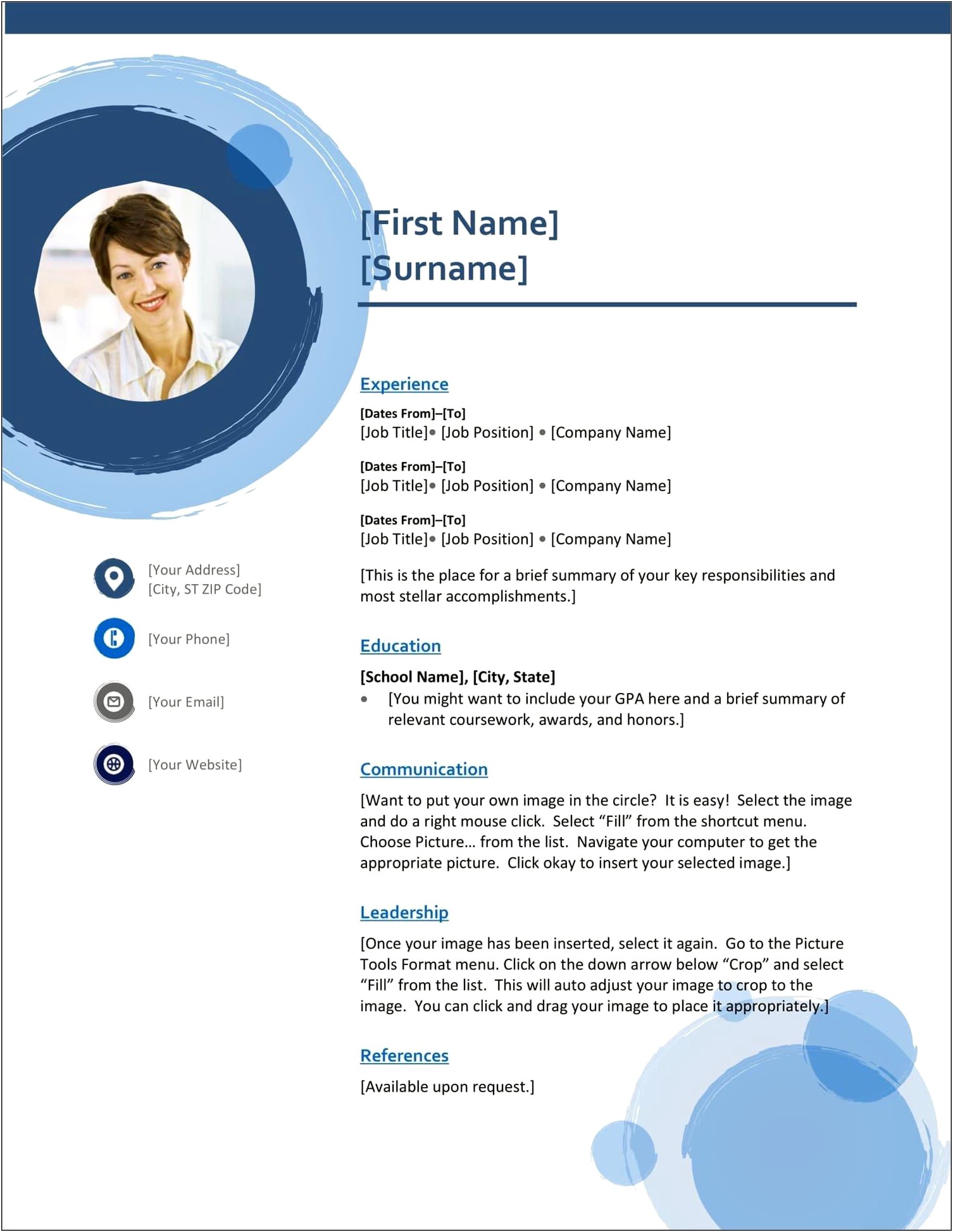 Free Professional Resume Templates To Download