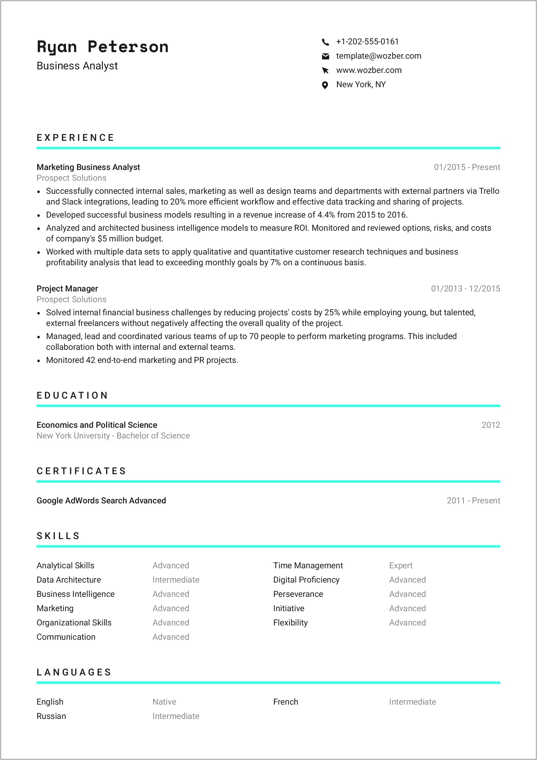 Free Resume Download No Sign Up