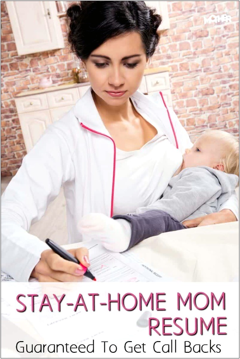 Free Resume Samples For Stay At Home Mom