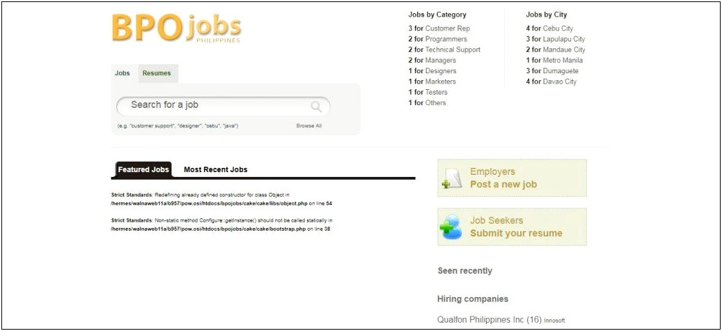 Free Resume Search For Employers Philippines