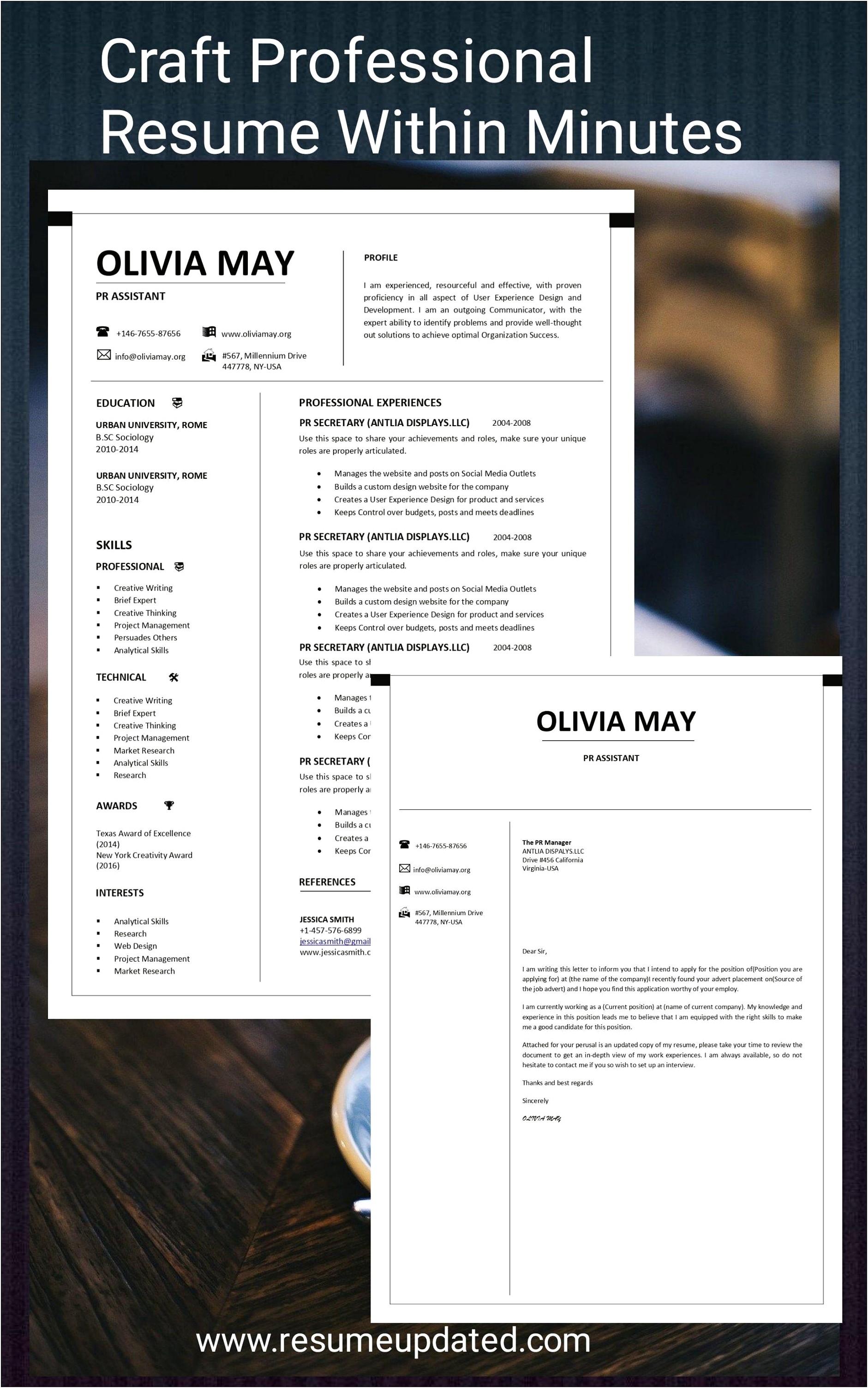 Free Resume Template Do Not Have To Pay