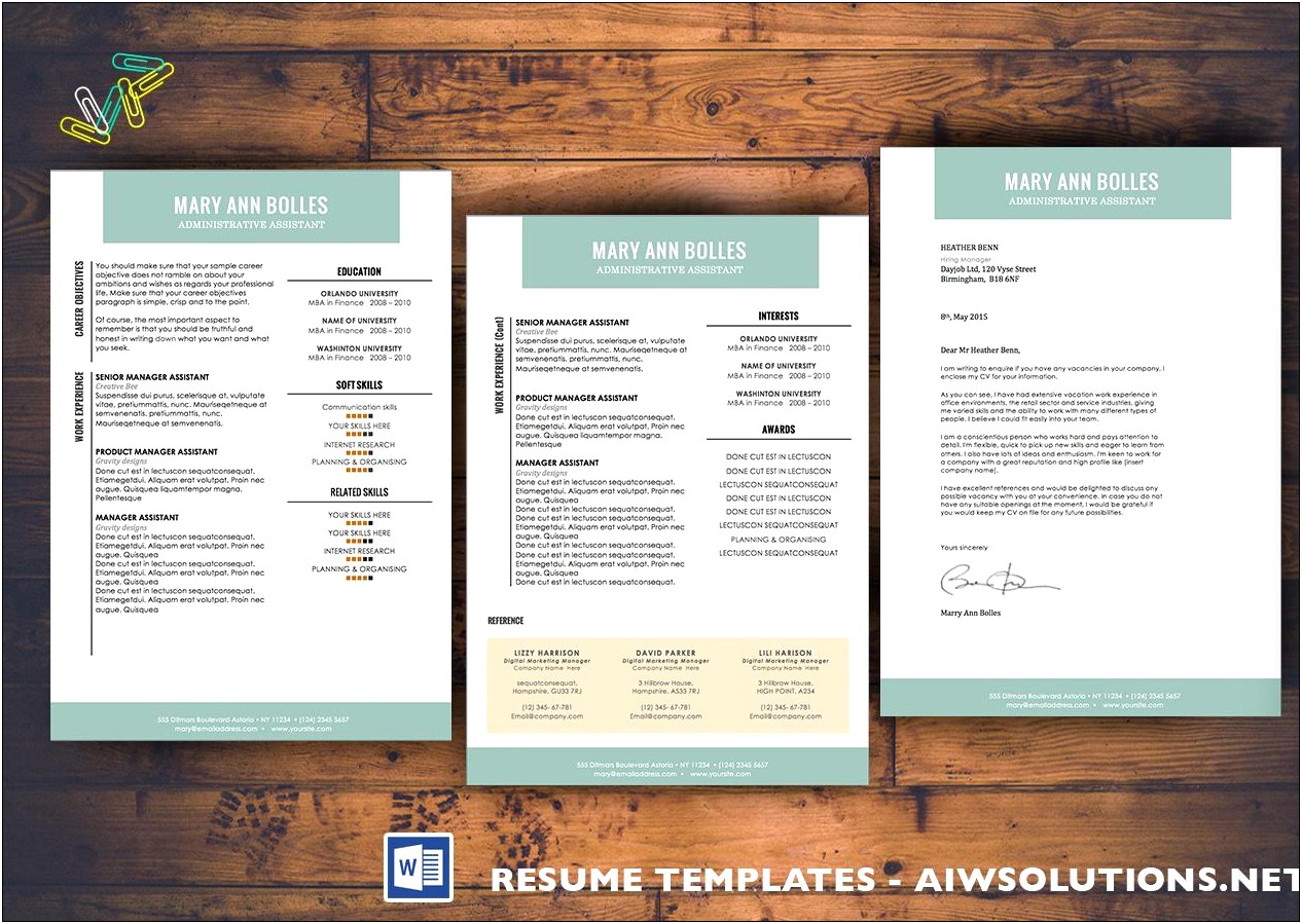 Free Resume Template Microsoft Word Using Smartart