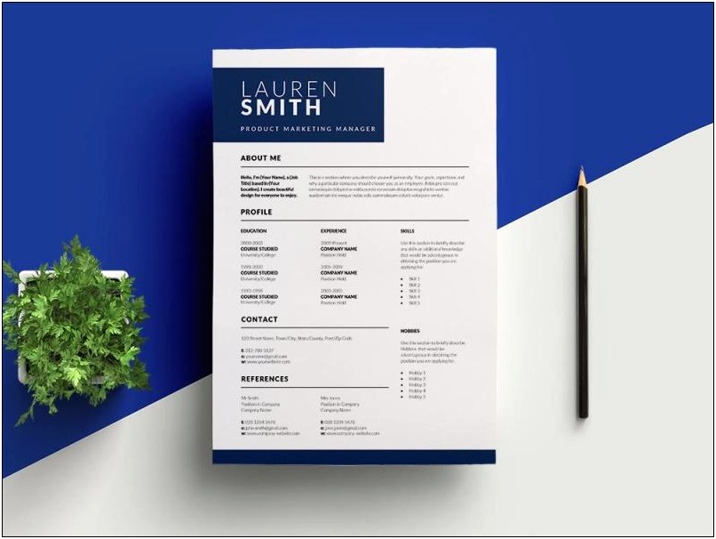 Free Resume Templates For Marketing Managers