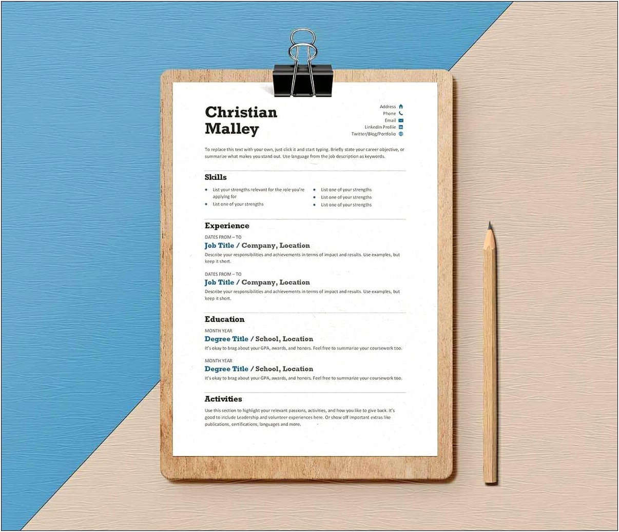 Free Resume Templates For Microsoft Word The Balance