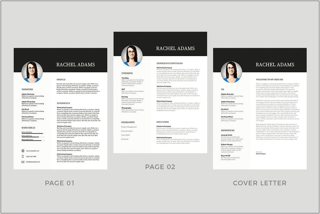 Free Resume Templates For Word With Photo