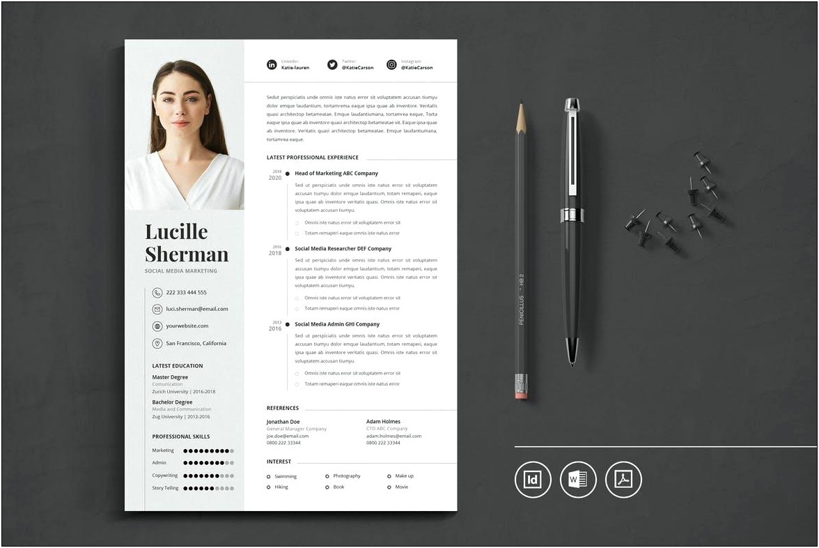 Free Resume Templates I Can Print Off