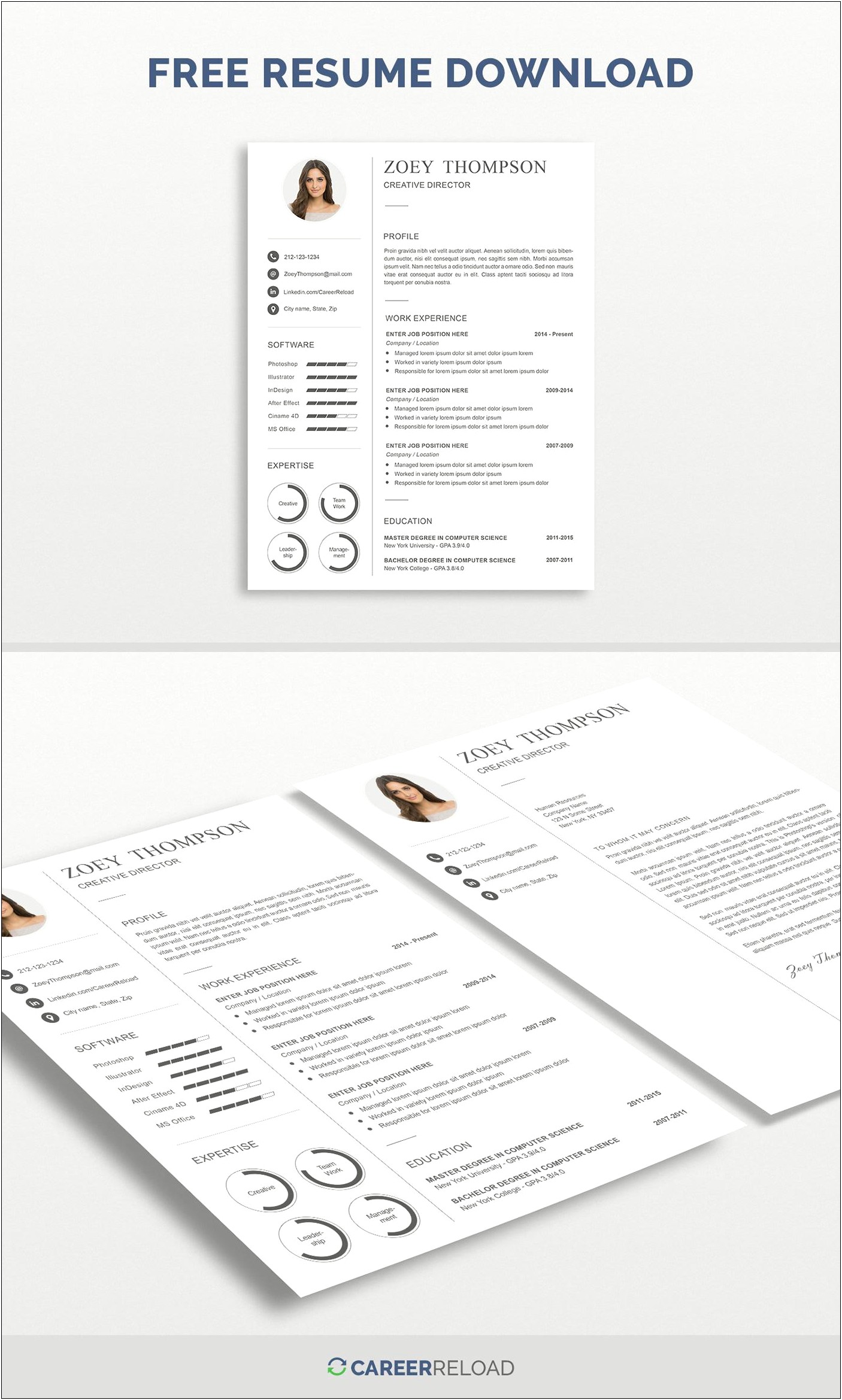 Free Resume Templates Microsoft Word 2015