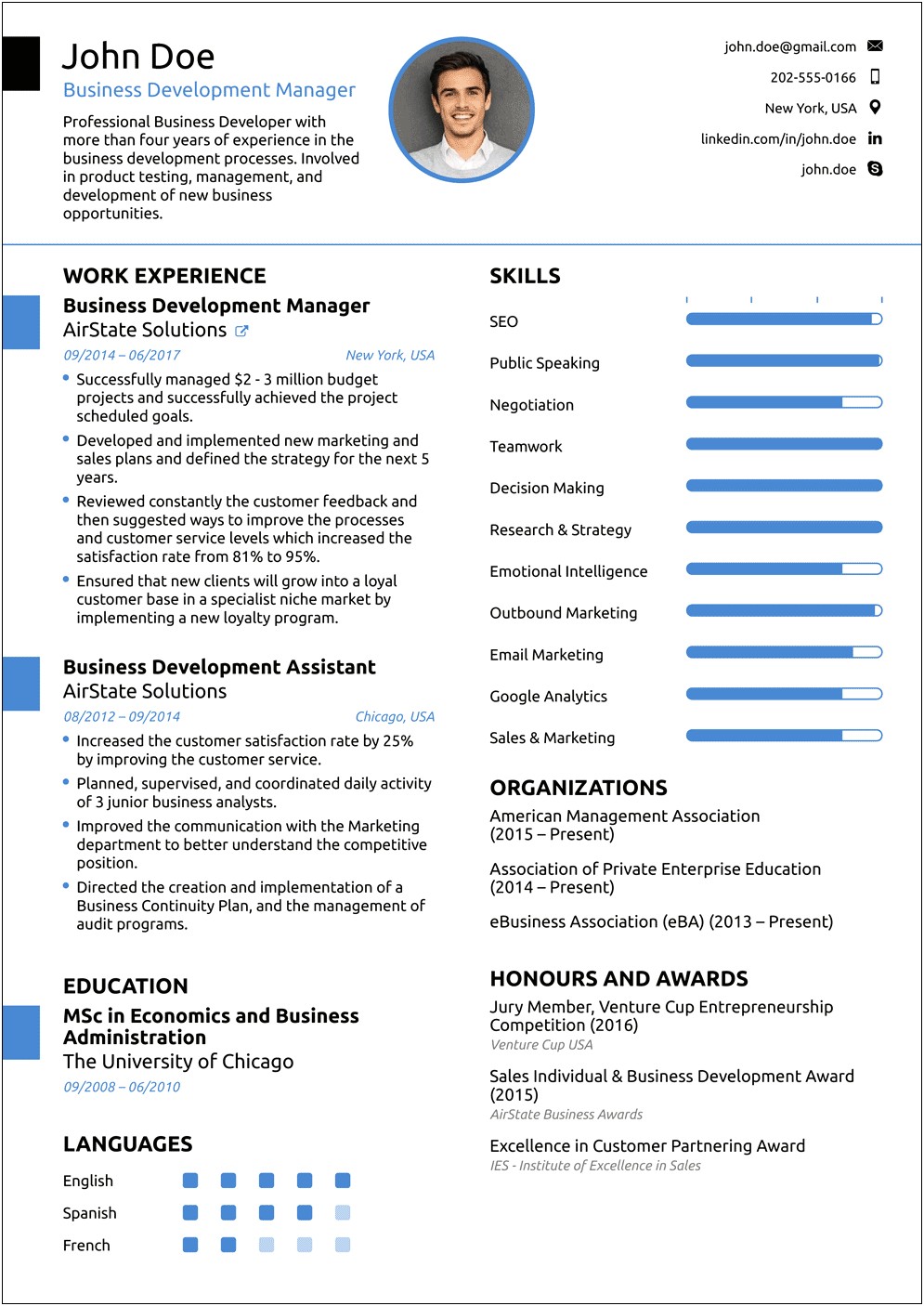 Free Sample Resume For It Professional