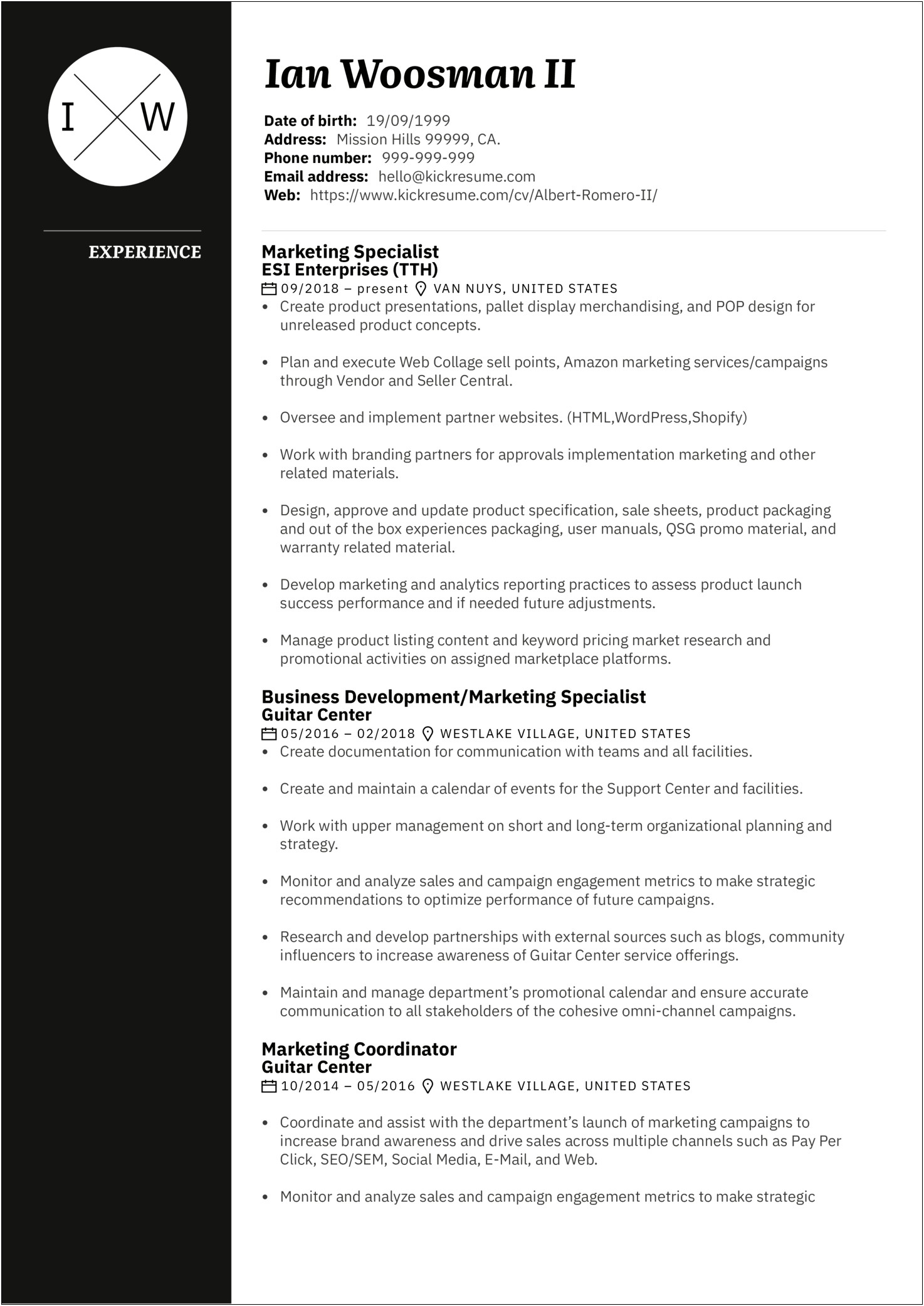 Good Examples Of Document Specialist Resume