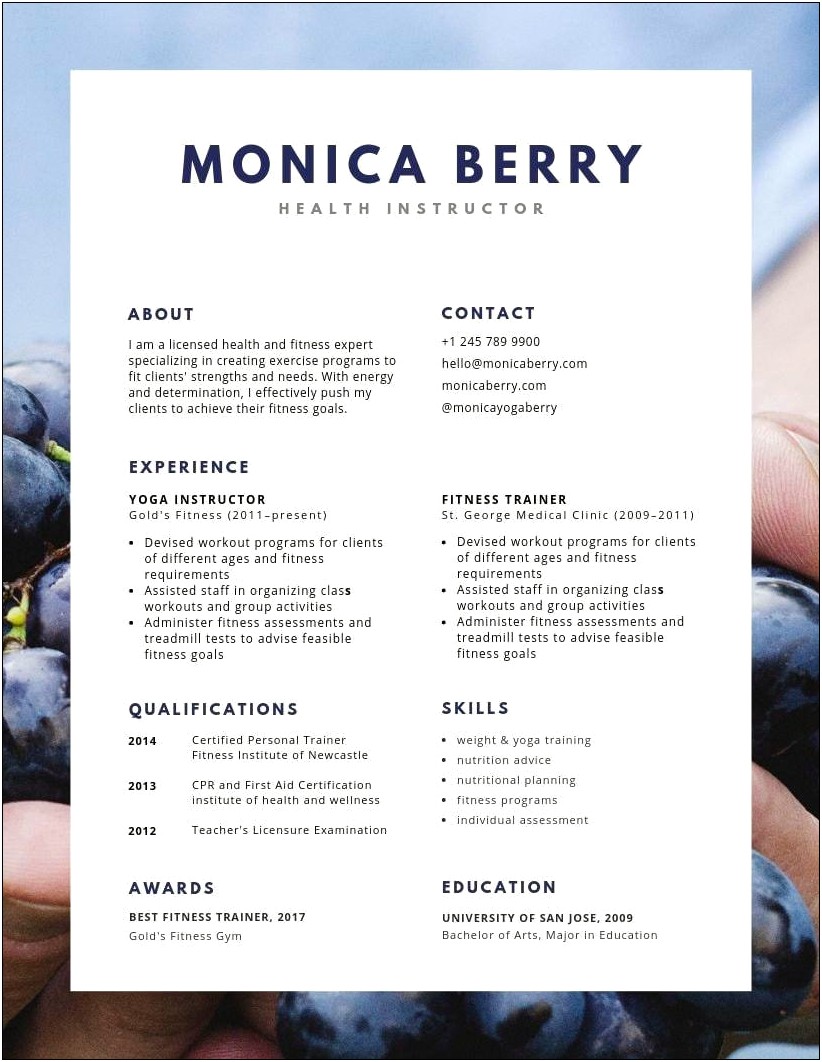 Good Font For Resume Graphic Design