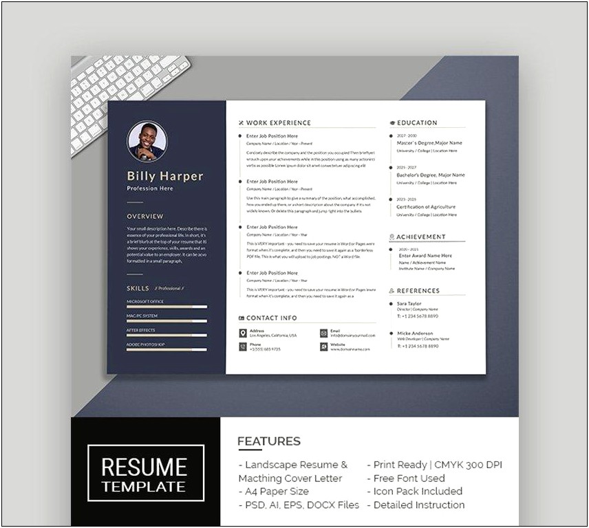 Good Looking Ms Word Resume Example Sidebar