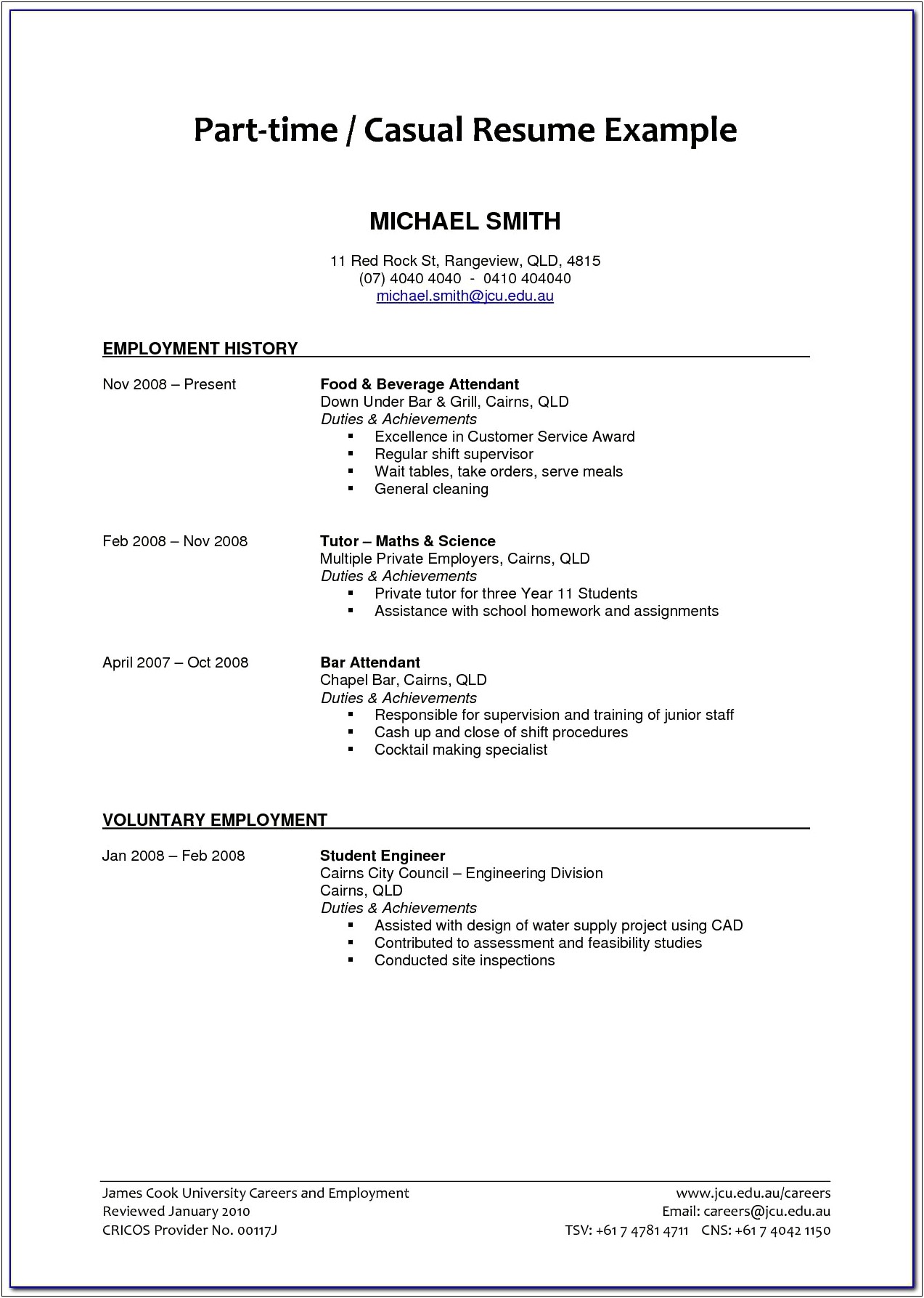 Good Objectives For A Resume General