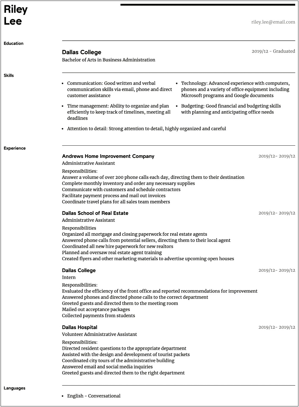 Good Resume Objectives For Process Assistant