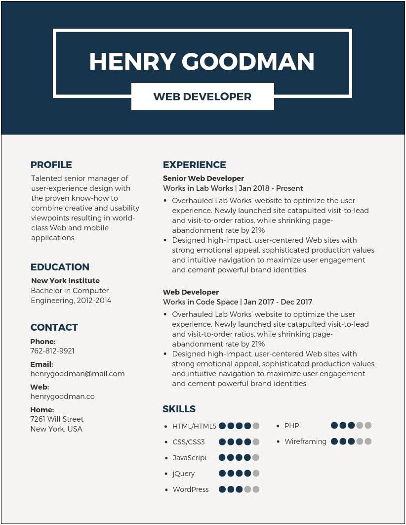 Good Values To Put On A Resume