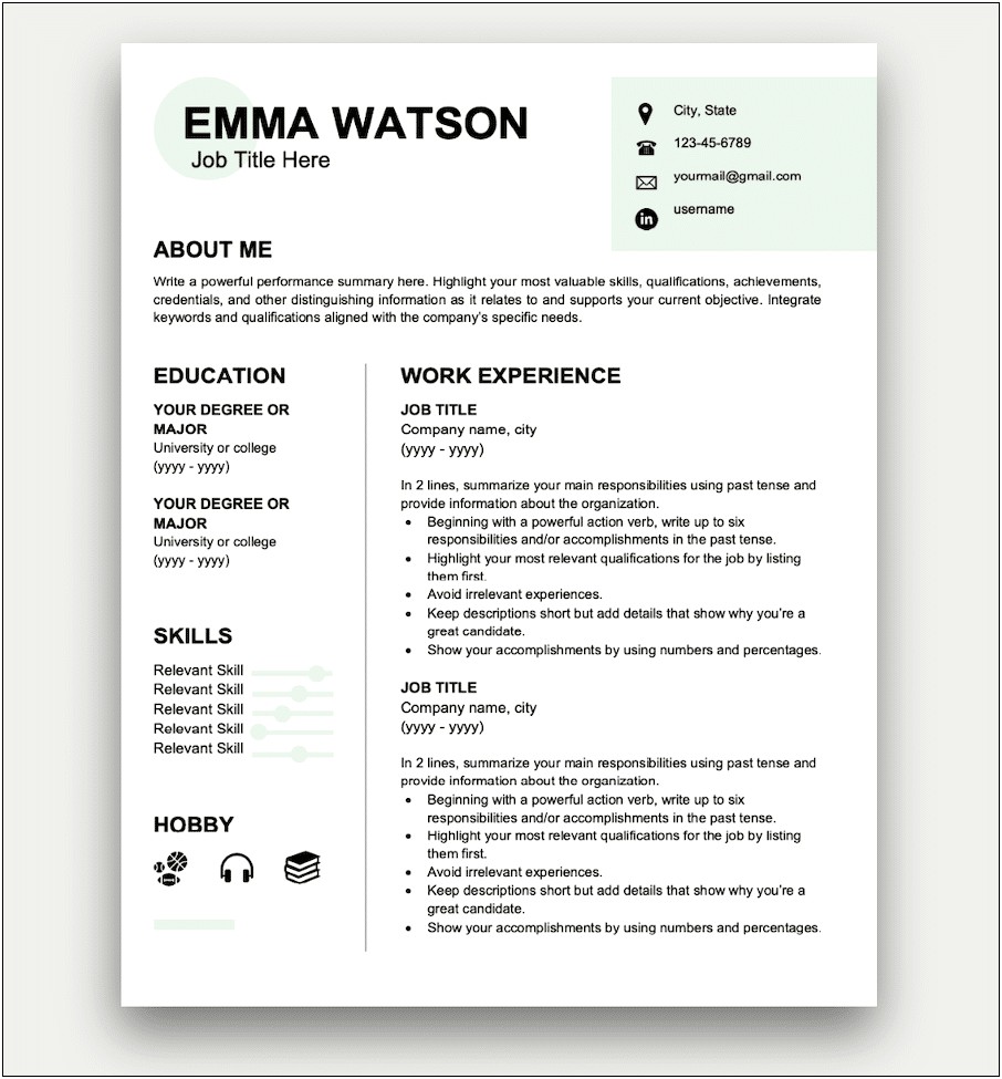 Good With Numbers As Skill On Resume