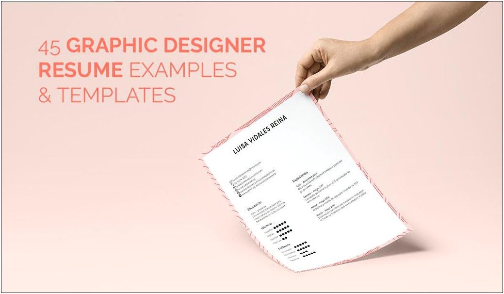 Graphic Design Back Of Resume Examples