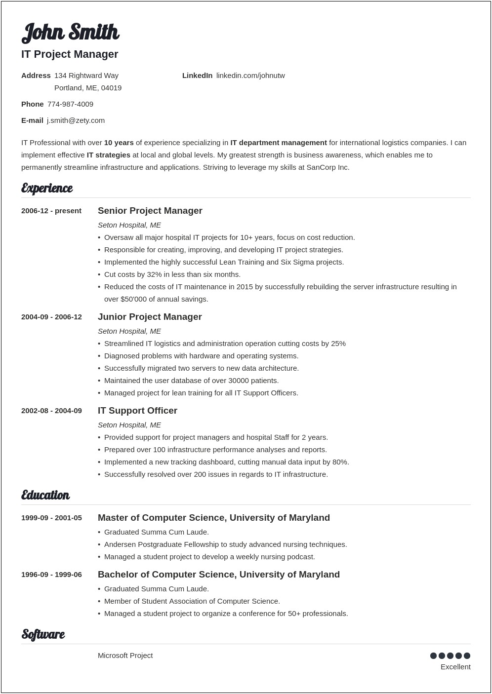 Great Hands On Words For Resumes