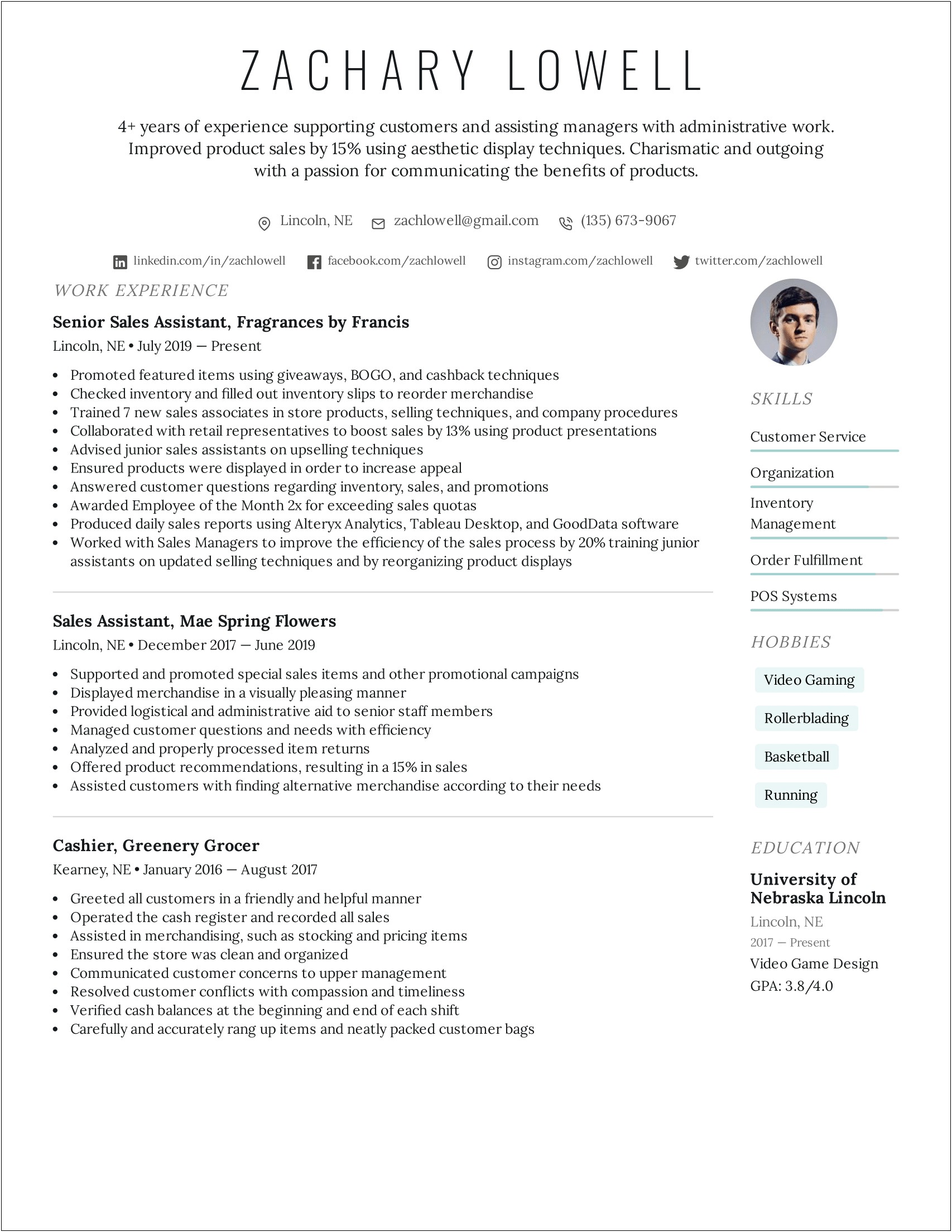 Greater Than Symbol In Resume Examples