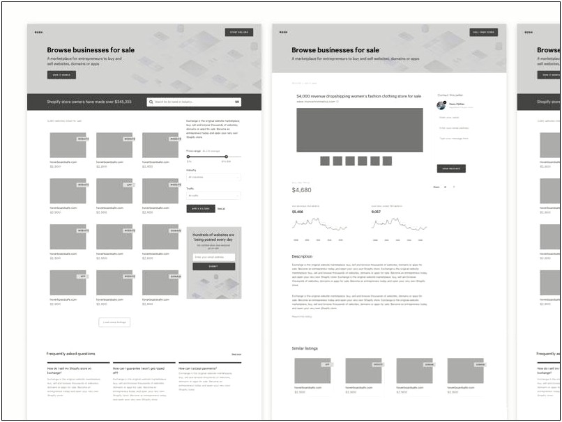 Guid Wireframe Experience In Business Analyst Resume