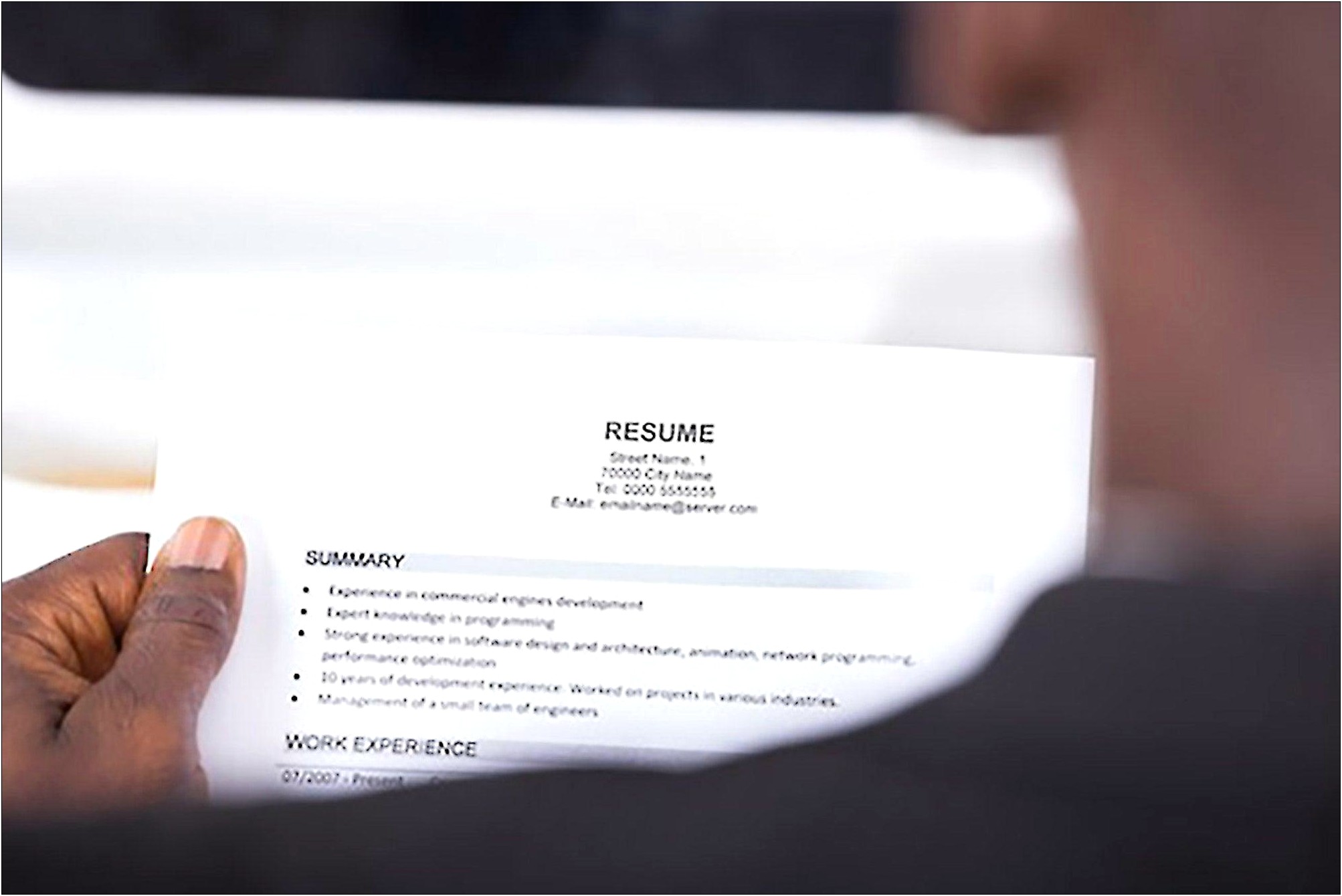 Guidelines For Writing A Good Resume